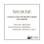 TRG HOME pamuk-saten nevresim takımı