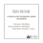 TRG HOME pamuk-saten nevresim takımı