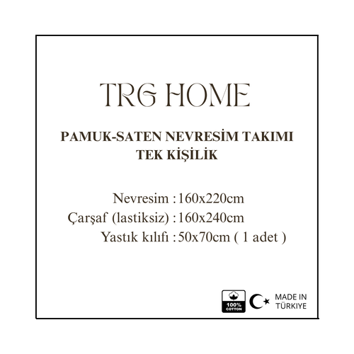 TRG HOME pamuk-saten nevresim takımı